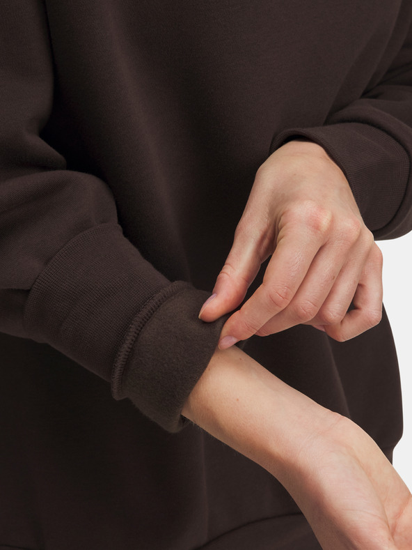 Under Armour Női felső Under Armour UA Icon Fleece OS Crew-BRN