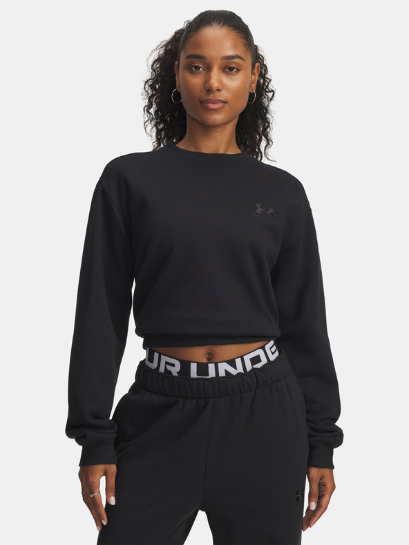 Under Armour Női felső Under Armour UA Icon Vida Flc Crew-BLK