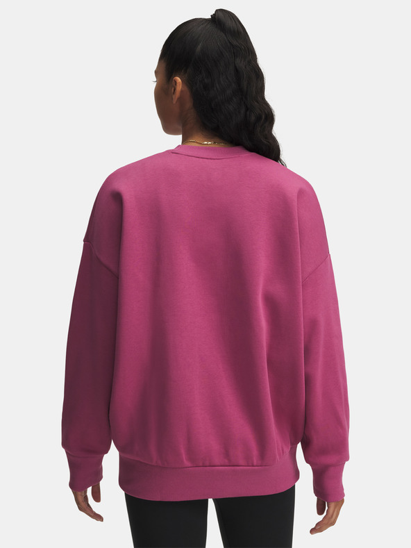 Under Armour Női felső Under Armour UA Rival Fleece OS Crew-RED