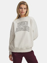 Under Armour Női felső Under Armour Rival Flc OS Varsity Crew-WHT