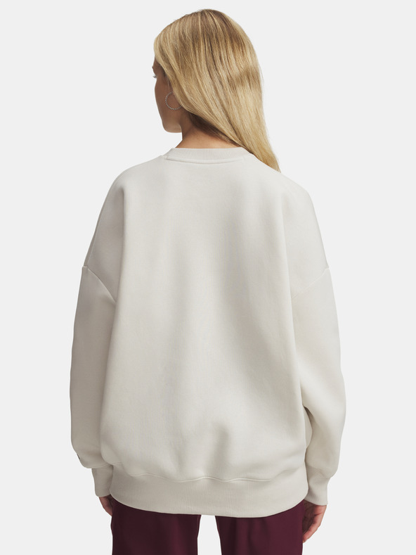 Under Armour Női felső Under Armour Rival Flc OS Varsity Crew-WHT