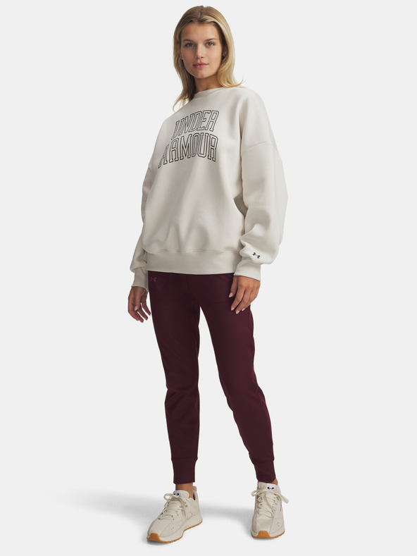 Under Armour Női felső Under Armour Rival Flc OS Varsity Crew-WHT