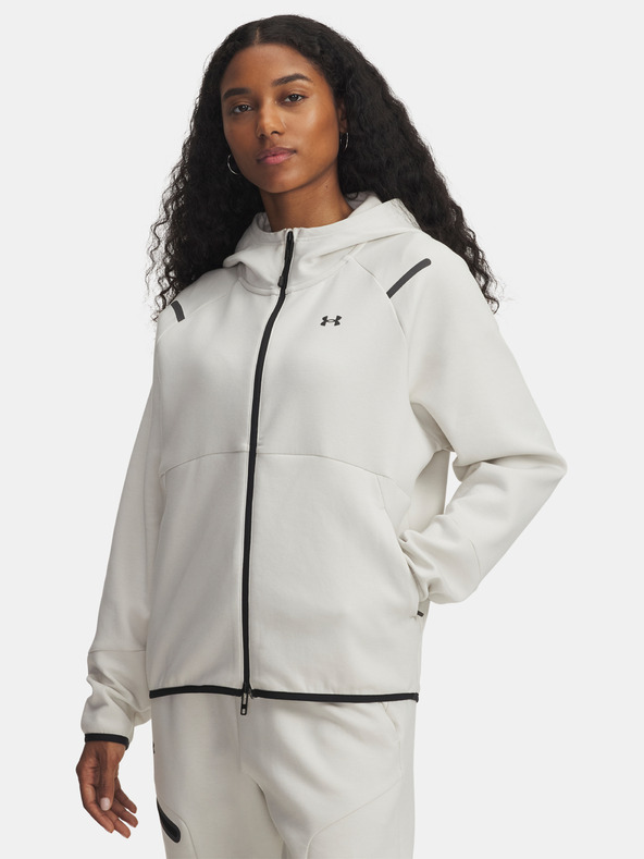 Under Armour Női felső Under Armour Unstoppable Fleece FZ-WHT