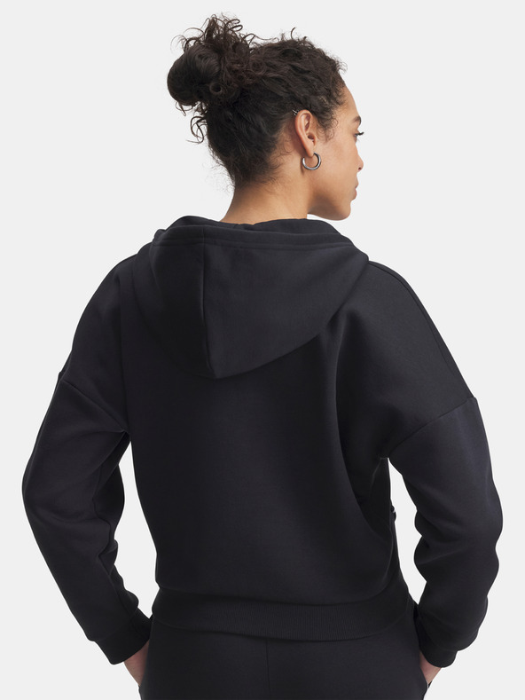 Under Armour Női felső Under Armour Rival Flc Piped HZ Hoodie-BLK