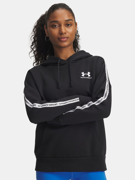 Under Armour Női felső Under Armour Icon Fleece Taped Hdy-BLK