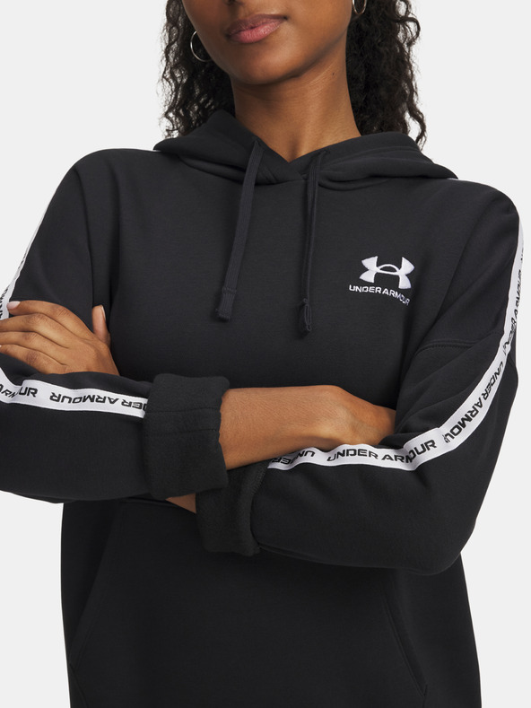Under Armour Női felső Under Armour Icon Fleece Taped Hdy-BLK