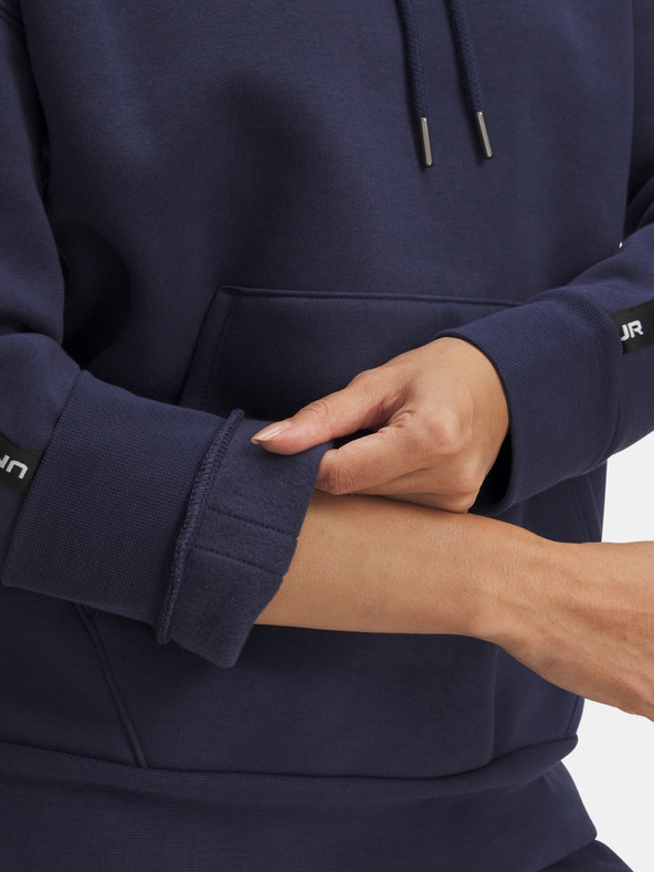 Under Armour Női felső Under Armour Icon Fleece Taped Hdy-BLU