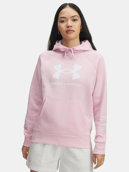 Under Armour Női felső Under Armour UA Rival Fleece Big Logo HD-PNK