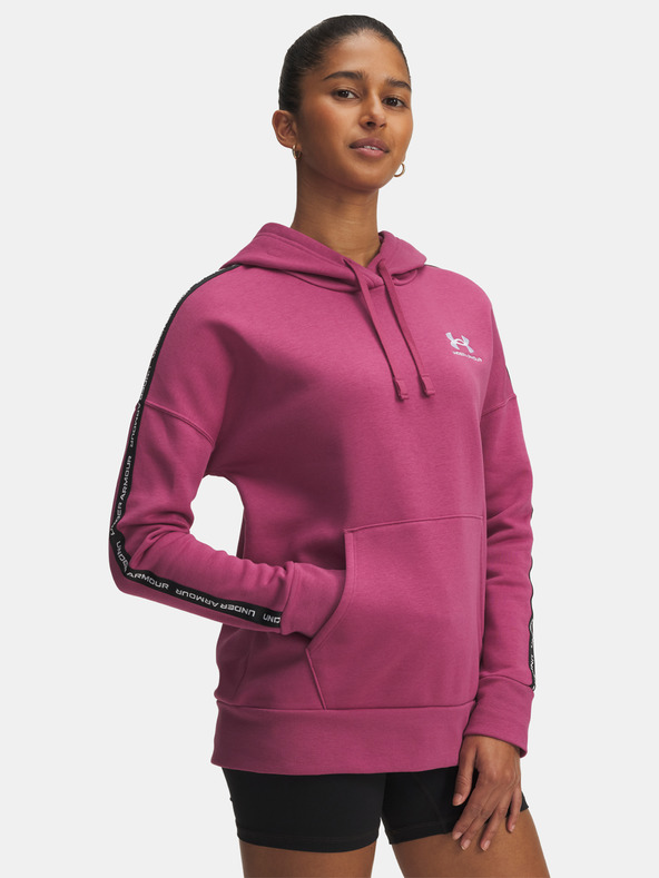 Under Armour Női felső Under Armour Icon Fleece Taped Hdy-RED