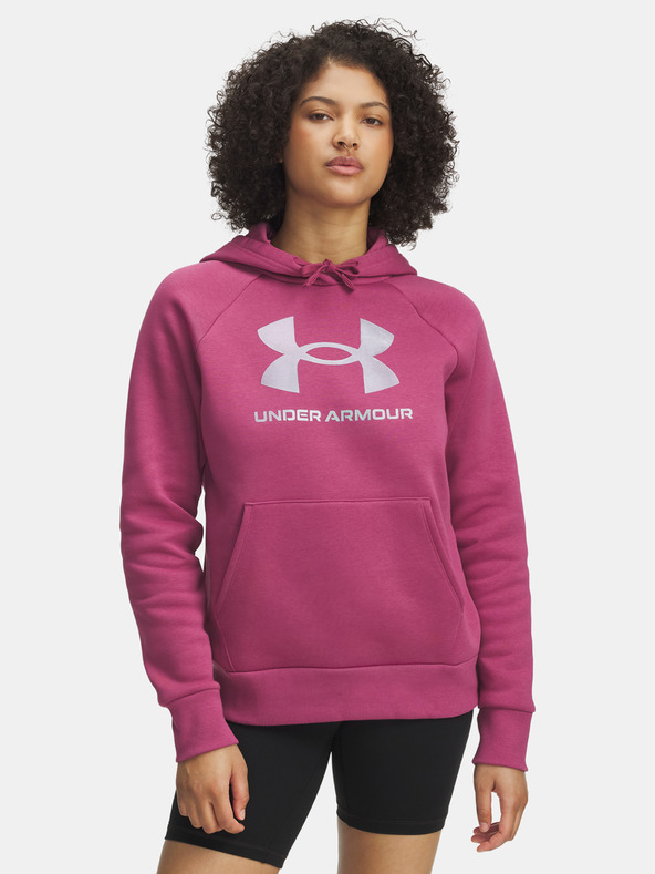 Under Armour Női felső Under Armour UA Rival Flc Shimmer Hdy-RED