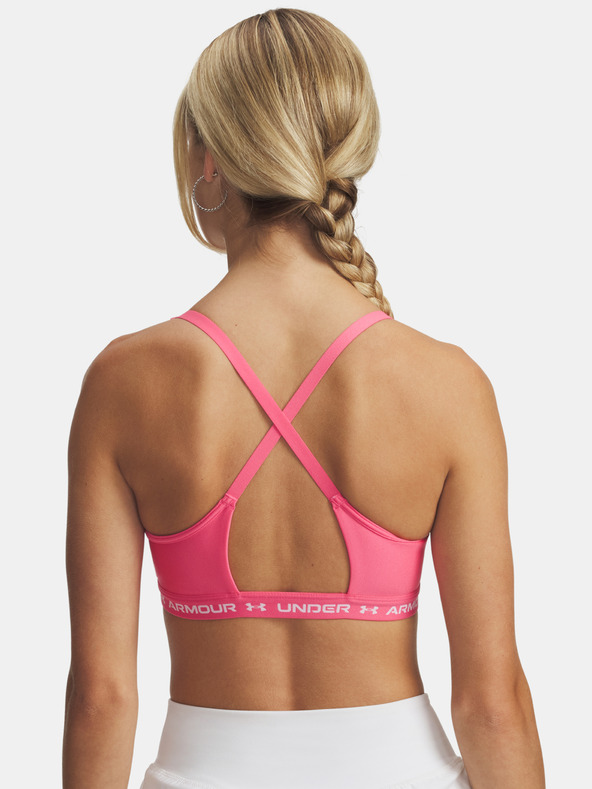 Under Armour Női melltartó Under Armour UA Crossback Low Bra-PNK