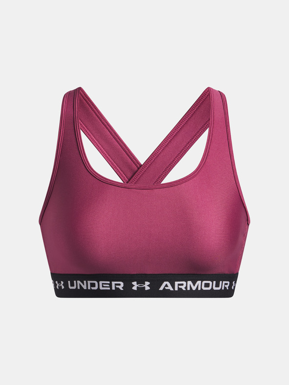 Under Armour Női melltartó Under Armour Crossback Mid Bra-RED