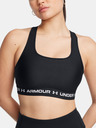 Under Armour Női melltartó Under Armour Crossback Mid Bra-BLK