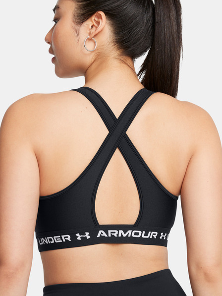 Under Armour Női melltartó Under Armour Crossback Mid Bra-BLK