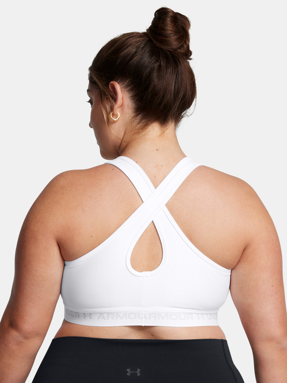 Under Armour Női melltartó Under Armour UA Crossback Mid Bra&-WHT