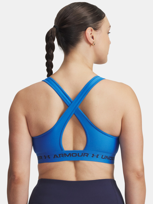 Under Armour Női melltartó Under Armour Crossback Mid Bra-BLU