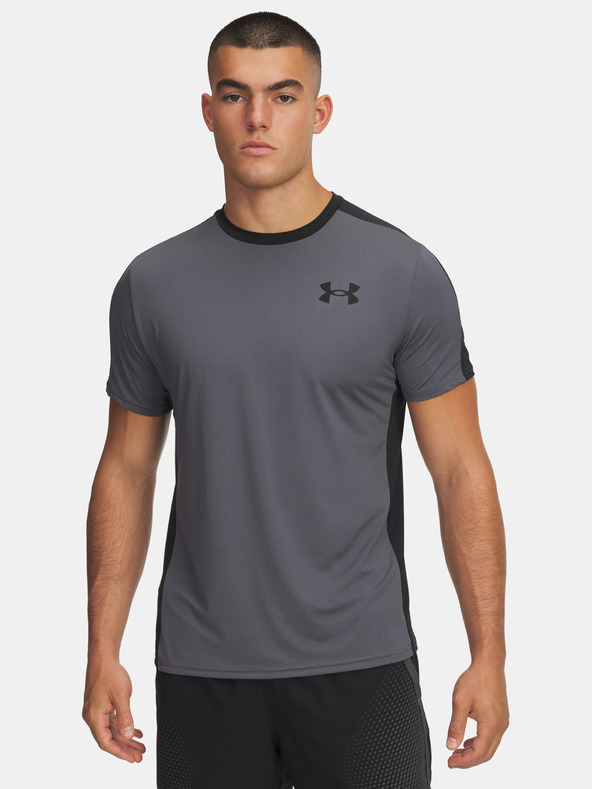 Under Armour Férfi póló Under Armour UA HG Wordmark SS-GRY
