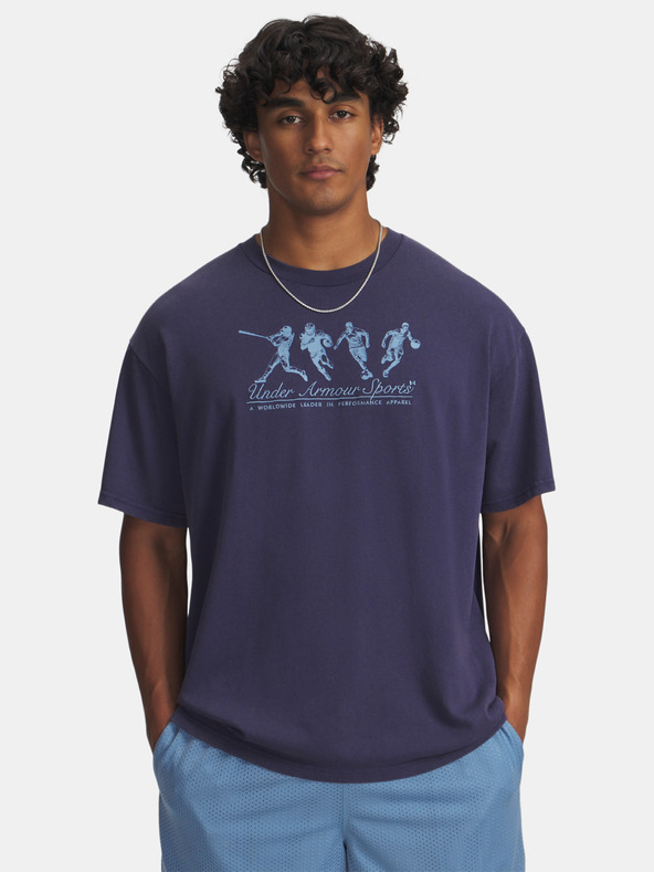 Under Armour Férfi póló Under Armour UA HWT ATHLETES OS SS-BLU