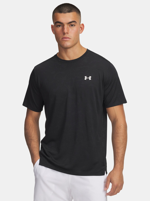 Under Armour Férfi póló Under Armour UA Tech Vent Jacquard SS-BLK