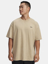 Under Armour Férfi póló Under Armour UA M HW OS LOGO WASH SS-BRN