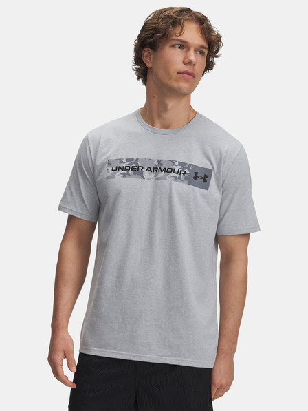 Under Armour Férfi póló Under Armour UA CAMO CHEST STRIPE SS-GRY