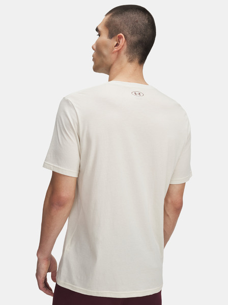 Under Armour Férfi póló Under Armour UA COLLEGE CREST LOGO SS-BRN