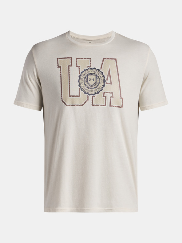 Under Armour Férfi póló Under Armour UA COLLEGE CREST LOGO SS-BRN