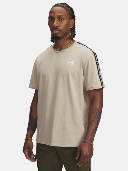 Under Armour Férfi póló Under Armour UA Icon HWT Tee Taping-BRN