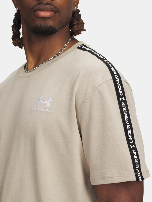 Under Armour Férfi póló Under Armour UA Icon HWT Tee Taping-BRN