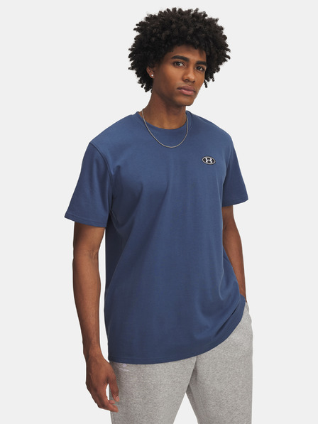 Under Armour Férfi póló Under Armour UA HW LC PATCH SS-BLU
