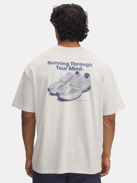 Under Armour Férfi póló Under Armour UA HWT RUNNING SHOE OS SS-WHT