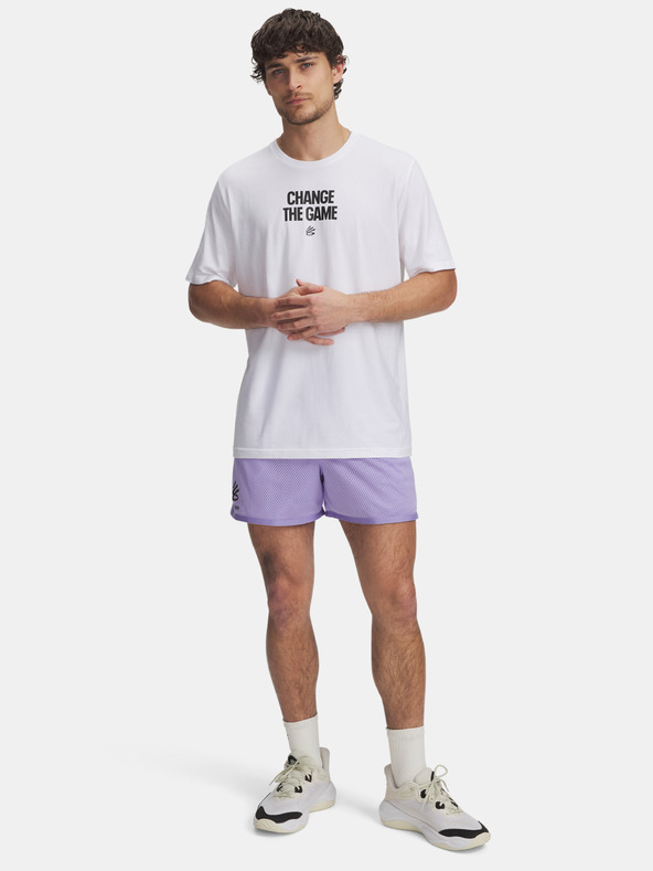 Under Armour Férfi póló Under Armour Curry Playable Tee 1-WHT