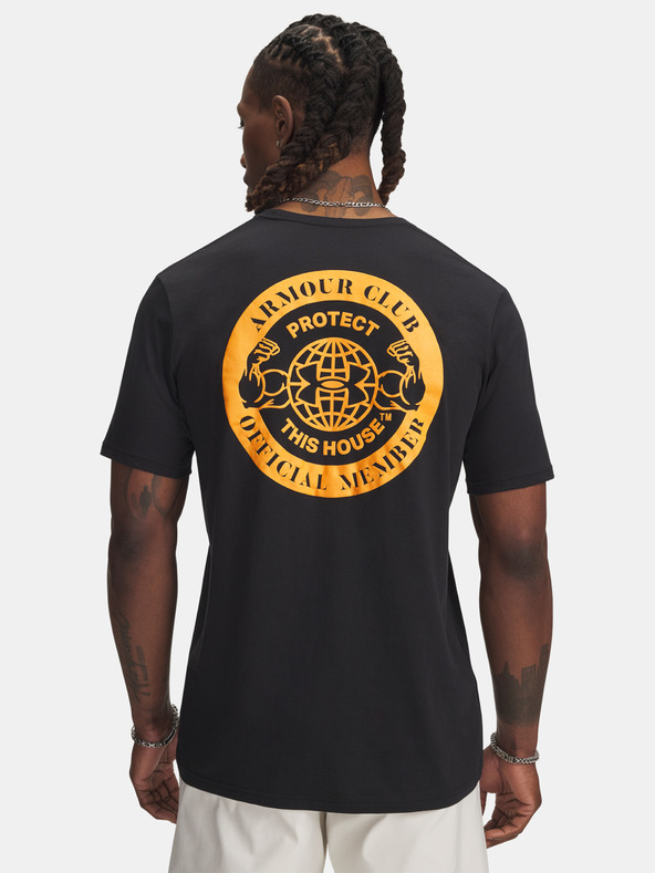 Under Armour Férfi póló Under Armour UA ARMOUR CLUB SS-BLK