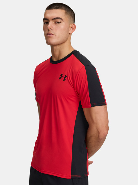 Under Armour Férfi póló Under Armour UA HG Wordmark SS-RED