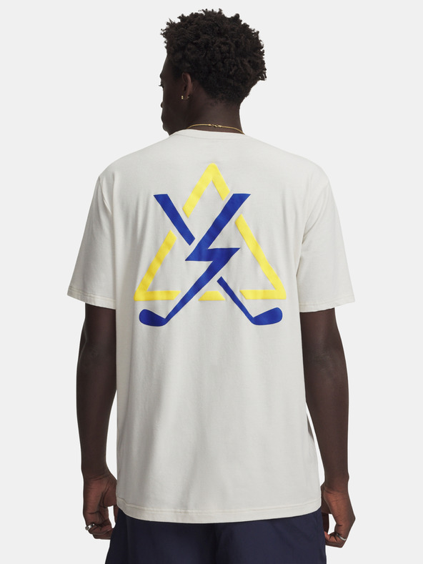 Under Armour Férfi póló Under Armour UA Golf Warning SS-BRN