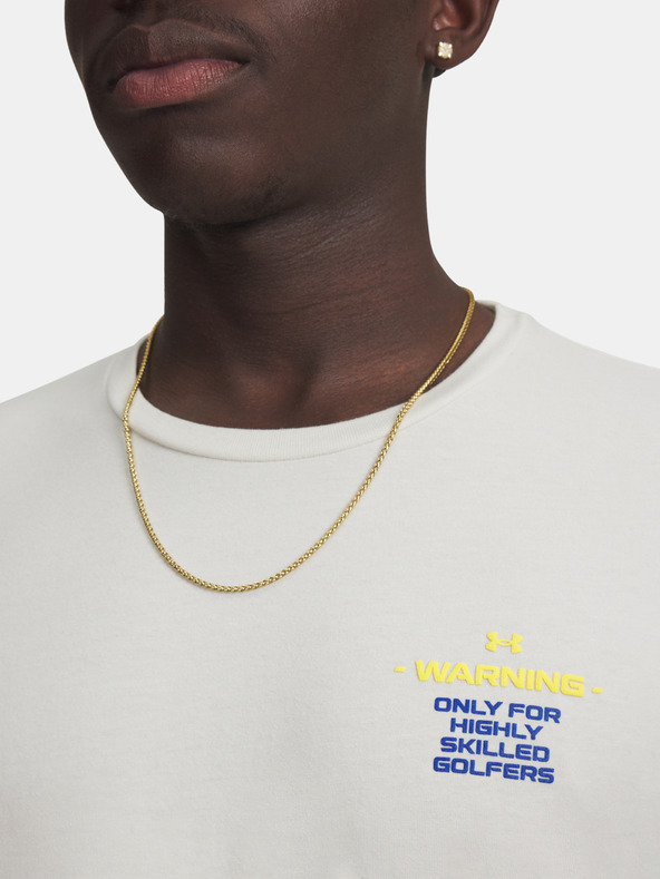 Under Armour Férfi póló Under Armour UA Golf Warning SS-BRN