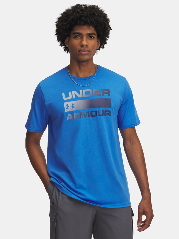 Under Armour Férfi póló Under Armour UA TEAM ISSUE WORDMARK SS-BLU