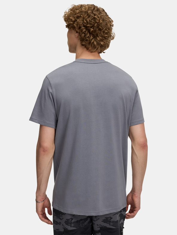 Under Armour Férfi póló Under Armour UA M LOGO EMB HEAVYWEIGHT SS-GRY