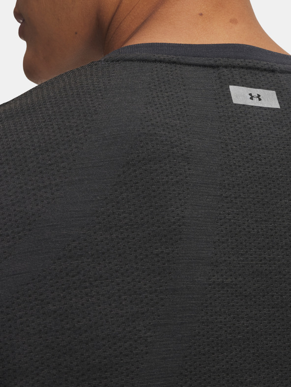 Under Armour Férfi póló Under Armour UA Trail Run Wool SS-BLK