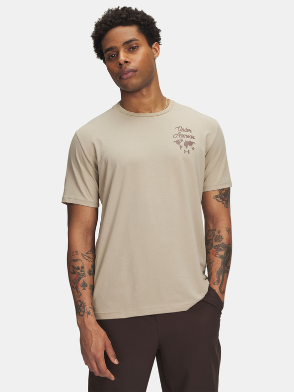 Under Armour Férfi póló Under Armour UA 60/40S SPORTS WM SS-BRN
