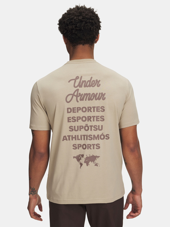 Under Armour Férfi póló Under Armour UA 60/40S SPORTS WM SS-BRN