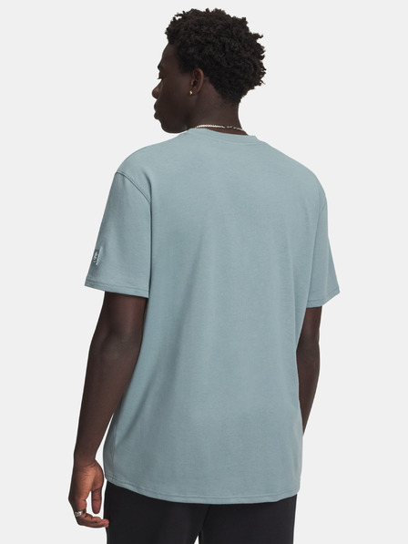 Under Armour Férfi póló Under Armour Curry Verbiage Tee 1-GRN