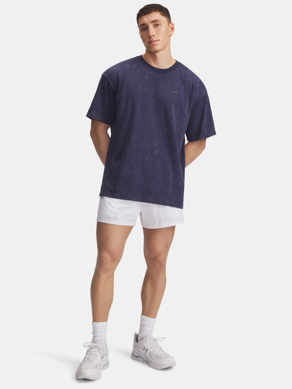 Under Armour Férfi póló Under Armour UA M HW OS LOGO WASH SS-BLU