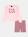 Under Armour Lány szett Under Armour UA CREWNECK BIKE SHORT SET