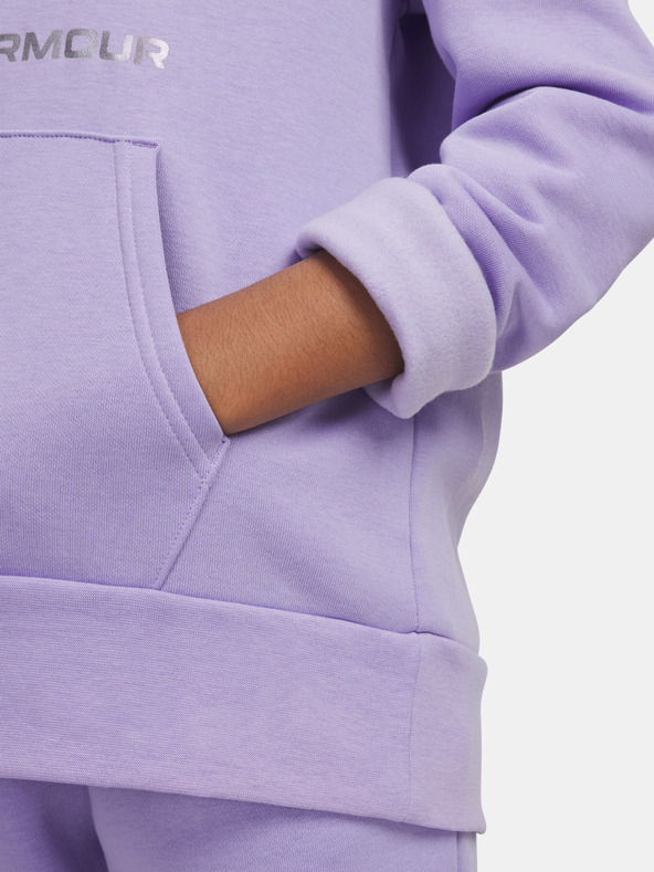 Under Armour Lány felső Under Armour UA Rival Flc Shimmer Hdy-PPL