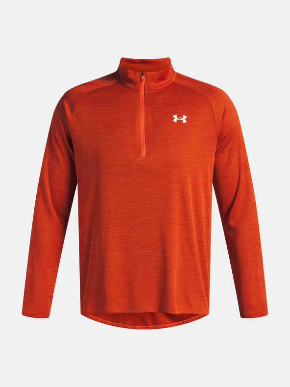Under Armour Férfi póló Under Armour UA Tech Textured 1/2 Zip-ORG