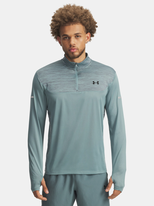 Under Armour Férfi póló Under Armour UA Tech Utility 1/4 Zip-GRN