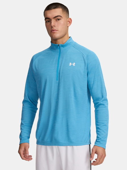 Under Armour Férfi póló Under Armour UA Tech Textured 1/2 Zip-BLU
