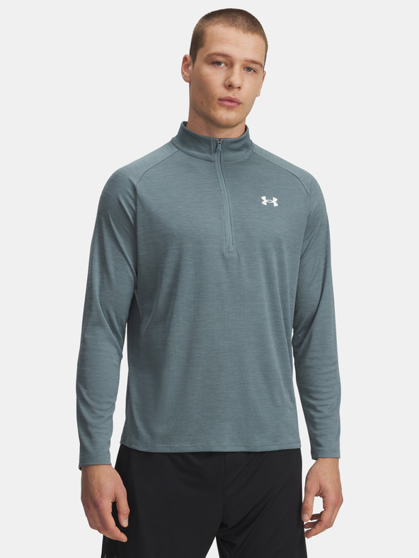 Under Armour Férfi póló Under Armour UA Tech Textured 1/2 Zip-BLU