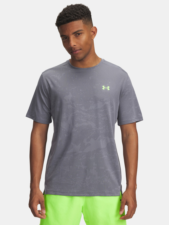 Under Armour Férfi póló Under Armour UA Tech Vent Jacquard SS-GRY